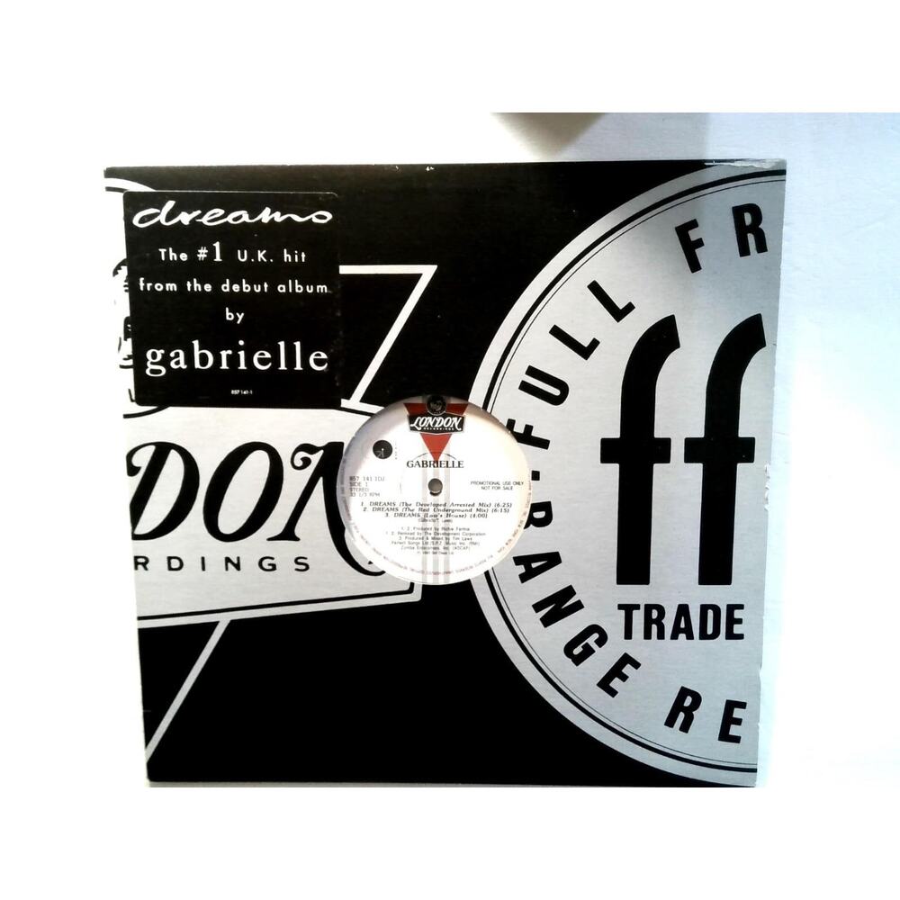 Gabrielle - Dreams (Promo) UK #1 Hit 12" Vinyl Single London ffrr DJ Only Rare!